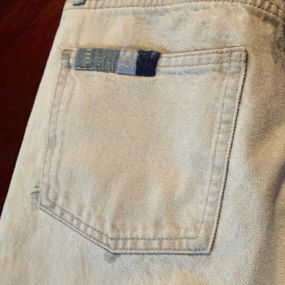 We The Free slouchy Geranium Straight Leg Jeans with beaded belt - Picture 5 of 7